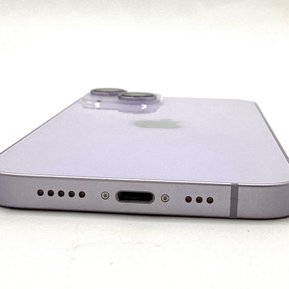 【全額返金保証】【最速発送】Apple iPhone iPhone 14 128GB パープル SIMフリー 白ロム 動作確認済 84%