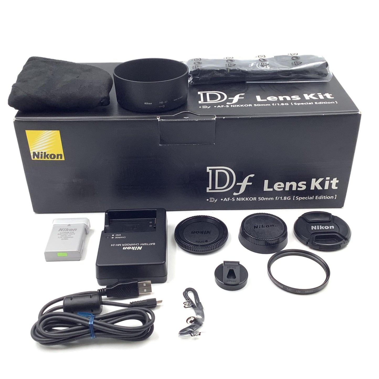 【全額返金保証】【最速発送】Nikon デジタル一眼 Df 50mm f/1.8G Special Gold Edition キット ゴールド 美品 動作確認済