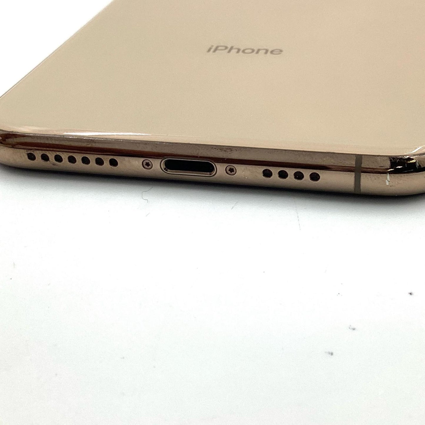 【最速発送】Apple iPhone iPhone XS Max 256GB ゴールド Softbank 白ロム【難有】 77%