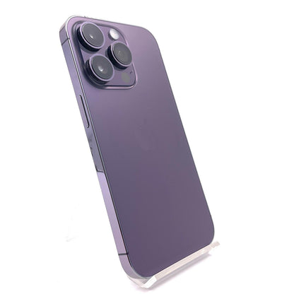 【全額返金保証】【最速発送】Apple iPhone iPhone Pro 14 Pro 512GB ディープパープル docomo 動作確認済 84%
