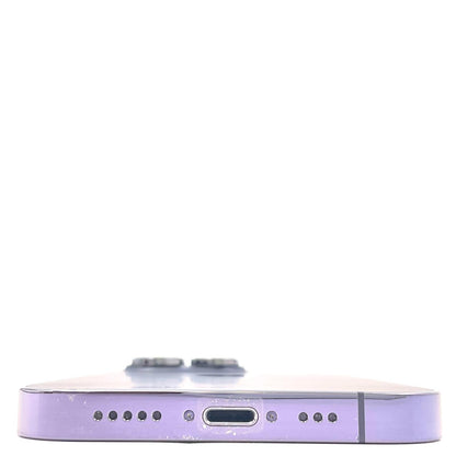 【全額返金保証】【最速発送】Apple iPhone iPhone Pro 14 Pro 512GB ディープパープル docomo 動作確認済 84%