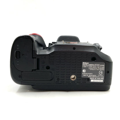 【全額返金保証】【最速発送】Nikon デジタル一眼 D7200 ボディ ブラック 動作確認済