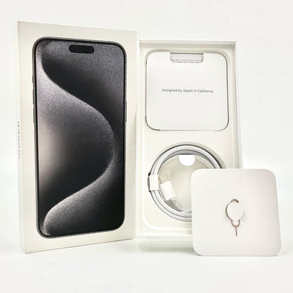 【全額返金保証】【最速発送】Apple iPhone iPhone 15 Pro Max 256GB ブラック SIMフリー 白ロム 動作確認済 84%