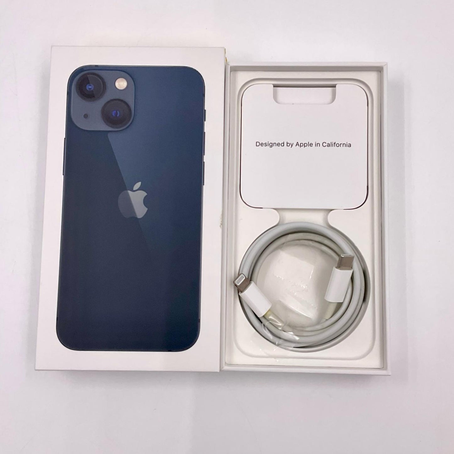 【全額返金保証】【最速発送】Apple iPhone iPhone 13 mini 128GB ミッドナイト SIMフリー 白ロム 動作確認済 80%