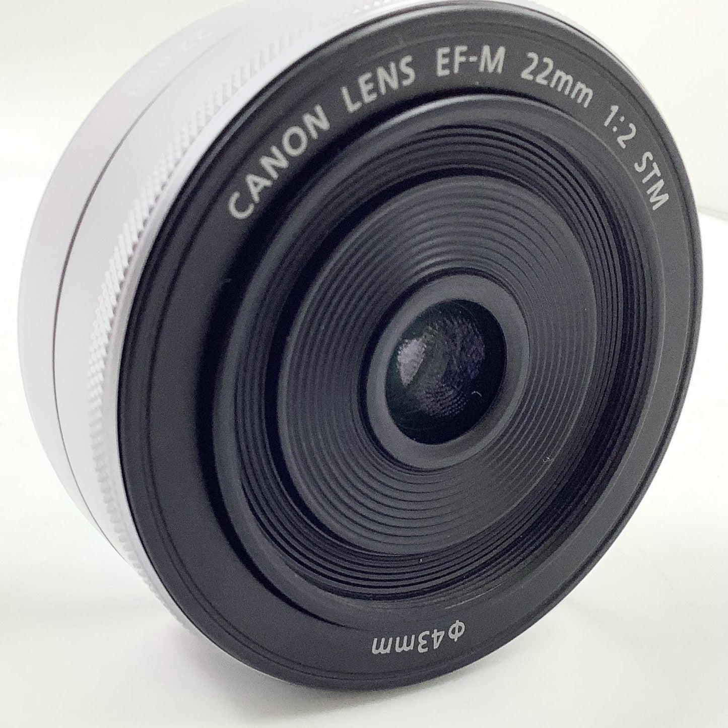 【全額返金保証】【最速発送】Canon EF-M22mm F2 STM [シルバー] 美品 動作確認済