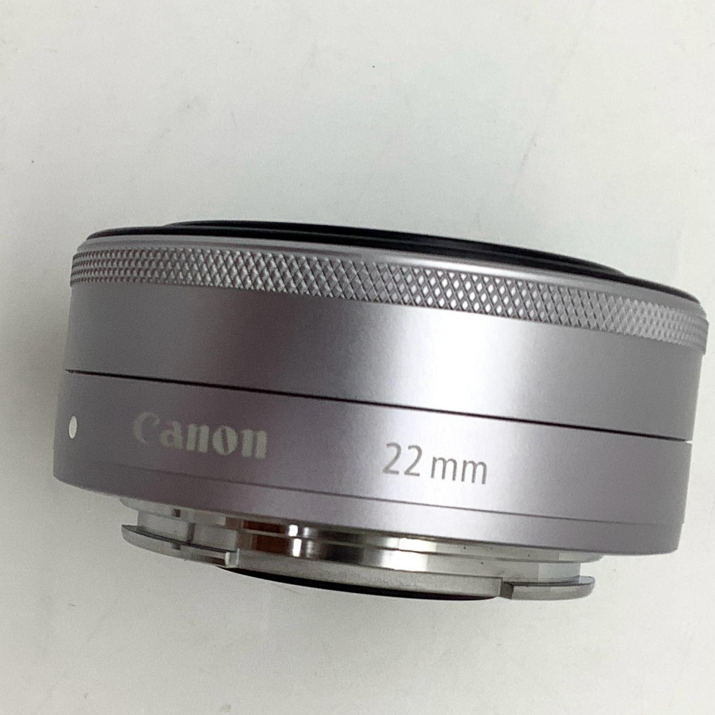 【全額返金保証】【最速発送】Canon EF-M22mm F2 STM [シルバー] 美品 動作確認済