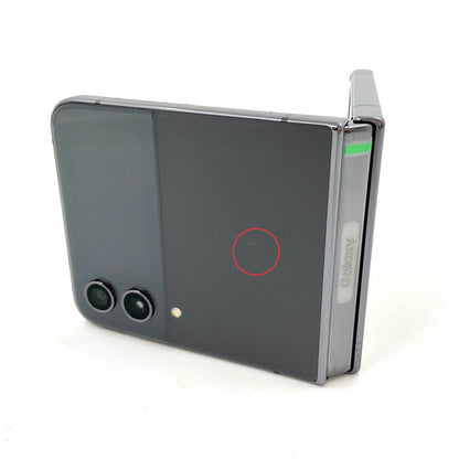 【全額返金保証】【最速発送】SAMSUNG Galaxy Z Flip4 128GB Graphite 楽天モバイル SM-F721C 白ロム 美品 動作確認済