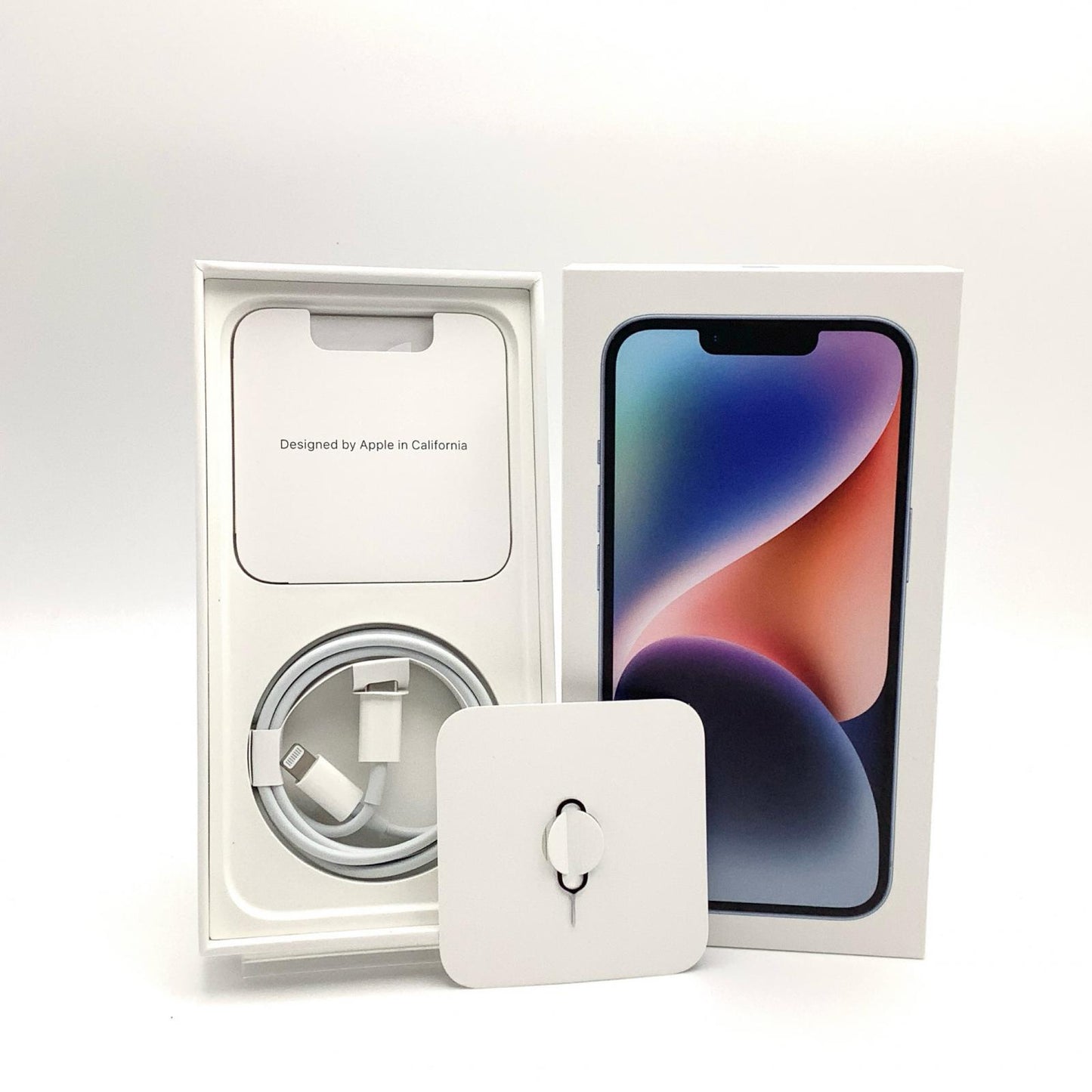 【全額返金保証】【最速発送】Apple iPhone iPhone 14 128GB ブルー SIMフリー 白ロム 動作確認済 80%