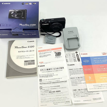 【全額返金保証】【最速発送】Canon コンパクトデジタルカメラ PowerShot S120 動作確認済