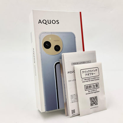 【全額返金保証】【最速発送】SHARP AQUOS sense9 128GB ブルー SIMフリー SH-M29 白ロム 動作確認済