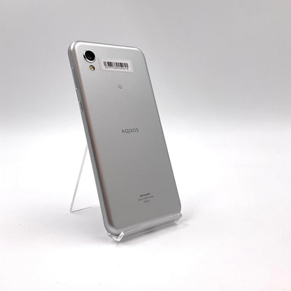 【全額返金保証】【最速発送】SHARP AQUOS sense2 かんたん 32GB ブライトシルバー au SHV43 白ロム 動作確認済