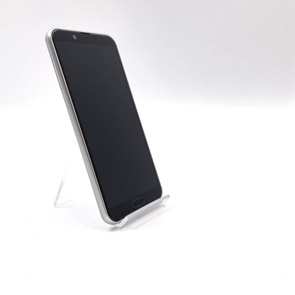 【全額返金保証】【最速発送】SHARP AQUOS sense2 かんたん 32GB ブライトシルバー au SHV43 白ロム 動作確認済