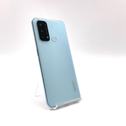 【全額返金保証】【最速発送】OPPO Reno 5A 128GB アイスブルー Softbank A101OP 白ロム 動作確認済