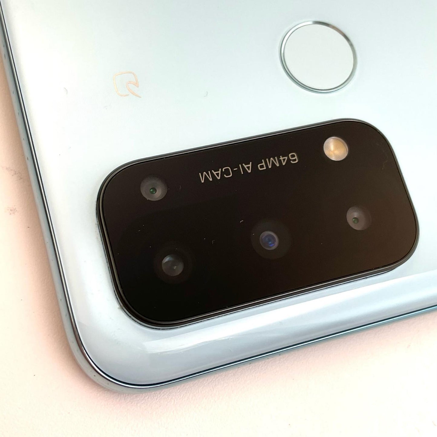 【全額返金保証】【最速発送】OPPO Reno 5A 128GB アイスブルー Softbank A101OP 白ロム 動作確認済