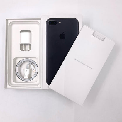 【全額返金保証】【最速発送】Apple iPhone iPhone 7 Plus 256GB ブラック Softbank 白ロム 動作確認済 86%