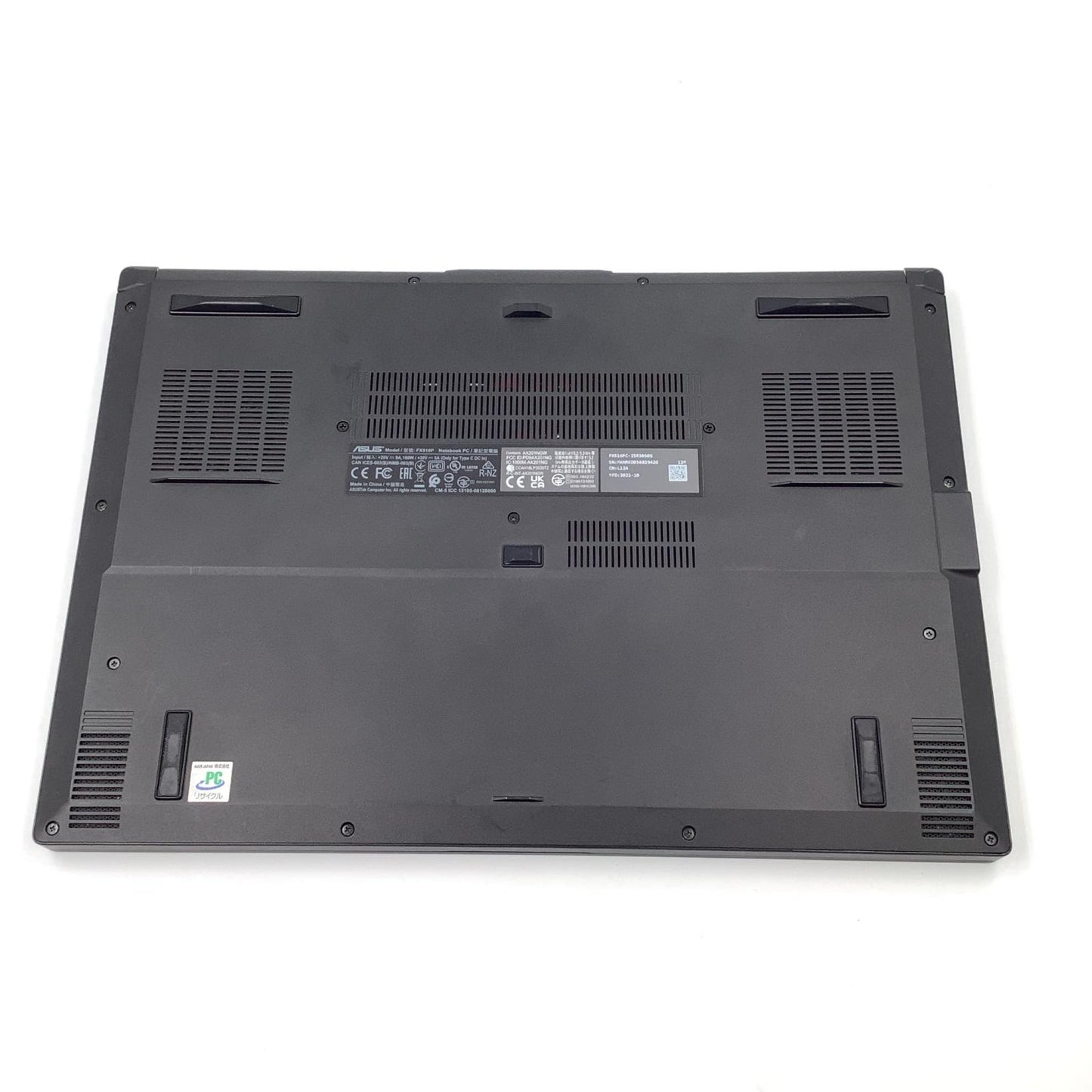 【全額返金保証】【最速発送】ASUS FX516P FX516PC-I5R3050G 11th Gen Intel(R) Core(TM) i5-11300H @ 3.10GHz 16GB M.2 SSD 512GB NVIDIA GeForce RTX 2050 Laptop GPU 78% 動作確認済