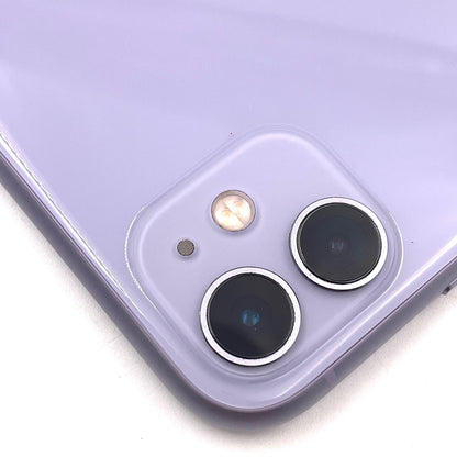 【最速発送】Apple iPhone iPhone 11 256GB パープル au 白ロム【難有】 91%