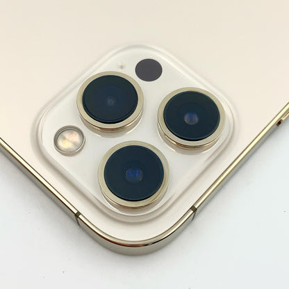 【全額返金保証】【最速発送】Apple iPhone iPhone 12 Pro Max 128GB ゴールド docomo 白ロム 動作確認済 82%