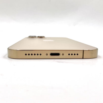 【全額返金保証】【最速発送】Apple iPhone iPhone 12 Pro Max 128GB ゴールド docomo 白ロム 動作確認済 82%
