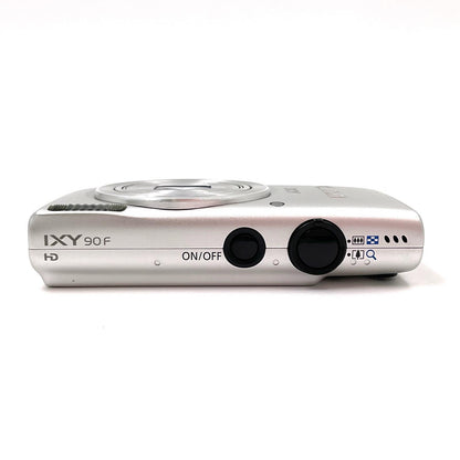 【全額返金保証】【最速発送】Canon コンパクトデジタルカメラ IXY 90F [シルバー] 美品 動作確認済