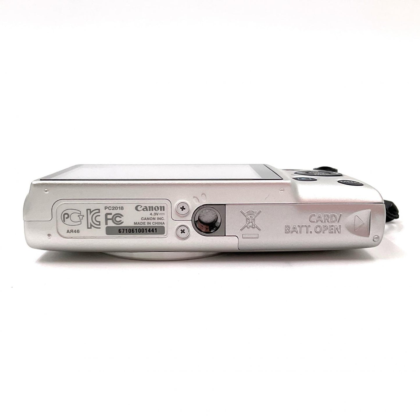 【全額返金保証】【最速発送】Canon コンパクトデジタルカメラ IXY 90F [シルバー] 美品 動作確認済