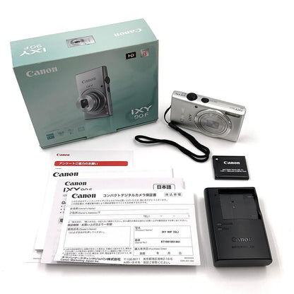 【全額返金保証】【最速発送】Canon コンパクトデジタルカメラ IXY 90F [シルバー] 美品 動作確認済