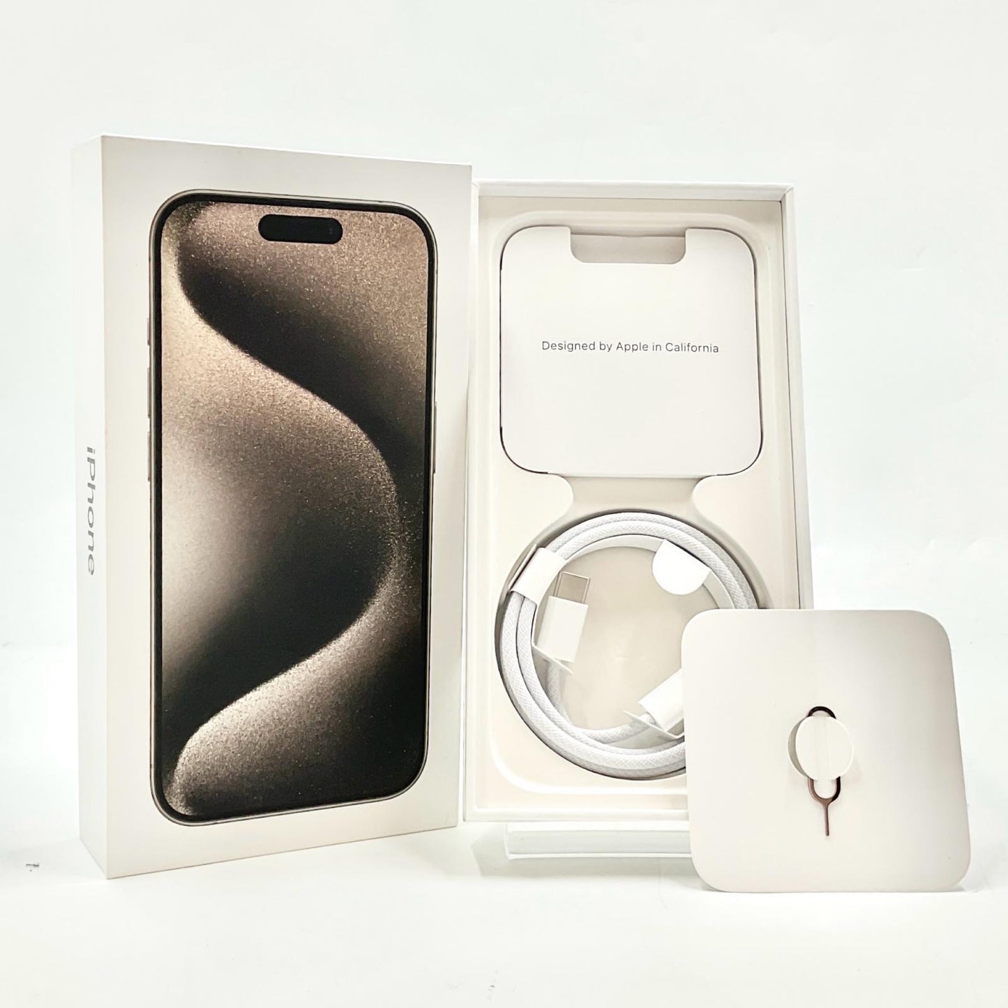【全額返金保証】【最速発送】Apple iPhone iPhone 15 Pro 128GB ナチュラルチタニウム SIMフリー 白ロム 動作確認済 79%
