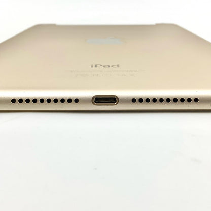 【全額返金保証】【最速発送】Apple iPad mini 第4世代 16GB ゴールド WiFi+Cellular docomo 白ロム 動作確認済