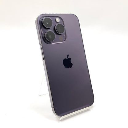 【全額返金保証】【最速発送】Apple iPhone iPhone 14 Pro 256GB ディープパープル docomo 白ロム 動作確認済 82%