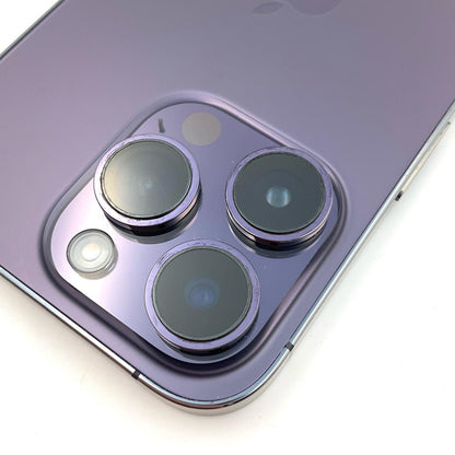 【全額返金保証】【最速発送】Apple iPhone iPhone 14 Pro 256GB ディープパープル docomo 白ロム 動作確認済 82%