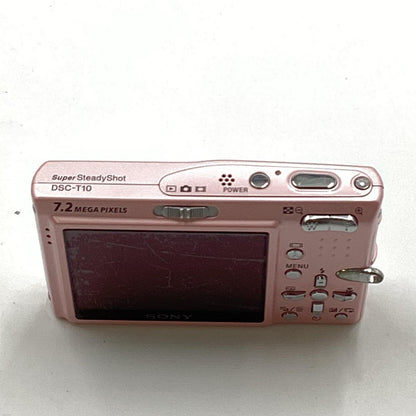 【全額返金保証】【最速発送】Sony コンパクトデジタルカメラ サイバーショット DSC-T10 動作確認済