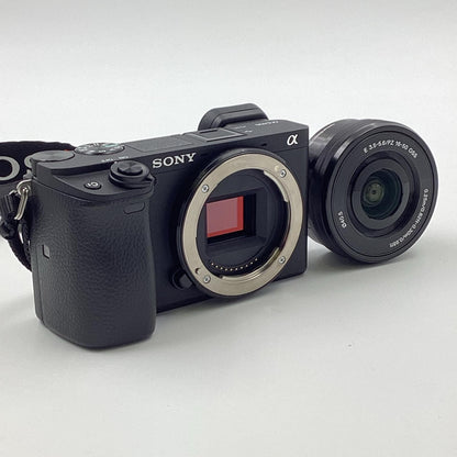 【全額返金保証】【最速発送】Sony デジタル一眼 α6400 ILCE-6400L パワーズームレンズキット ブラック 美品 動作確認済
