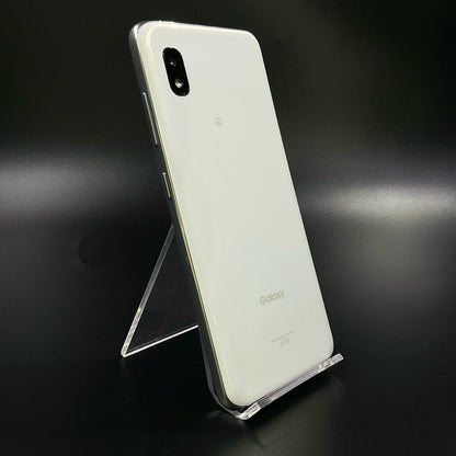 【全額返金保証】【最速発送】SAMSUNG Galaxy A21 シンプル 64GB ホワイト au SCV49 白ロム 動作確認済