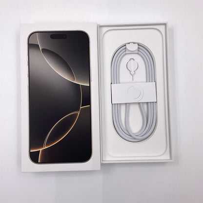 【全額返金保証】【最速発送】Apple iPhone iPhone 16 Pro Max 256GB ナチュラルチタニウム SIMフリー 白ロム 超美品 動作確認済 94%