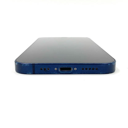 【全額返金保証】【最速発送】Apple iPhone iPhone 12 64GB ブルー au 白ロム 動作確認済 76%