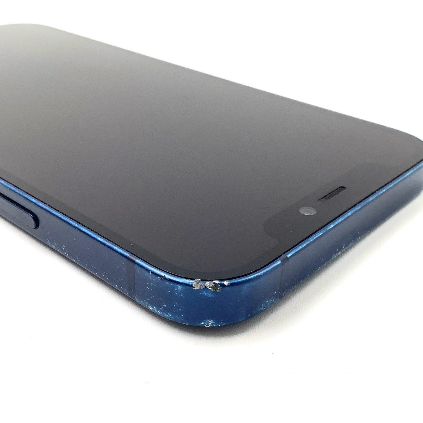 【全額返金保証】【最速発送】Apple iPhone iPhone 12 64GB ブルー au 白ロム 動作確認済 76%