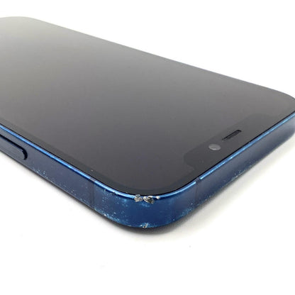 【全額返金保証】【最速発送】Apple iPhone iPhone 12 64GB ブルー au 白ロム 動作確認済 76%