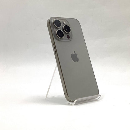 【全額返金保証】【最速発送】Apple iPhone iPhone 15 Pro 256GB ナチュラルチタニウム SIMフリー 白ロム 動作確認済 89%