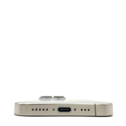 【全額返金保証】【最速発送】Apple iPhone iPhone 15 Pro 128GB ナチュラルチタニウム SIMフリー 白ロム 美品 動作確認済 86%