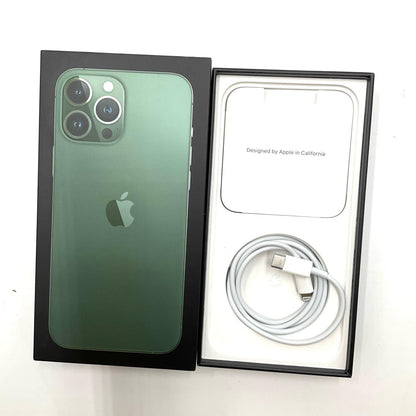 【全額返金保証】【最速発送】Apple iPhone iPhone 13 Pro Max 128GB アルパイングリーン 楽天モバイル 白ロム 動作確認済 88%