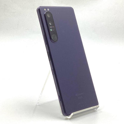 【全額返金保証】【最速発送】Sony Xperia 1 III 256GB フロストブラック docomo SO-51B 白ロム 動作確認済