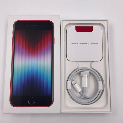 【全額返金保証】【最速発送】Apple iPhone iPhone SE（第3世代） 64GB (PRODUCT)RED Softbank 白ロム 動作確認済 85%