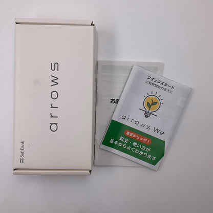 【全額返金保証】【最速発送】富士通 arrows We 64GB ブラック Softbank A101FC 美品 動作確認済