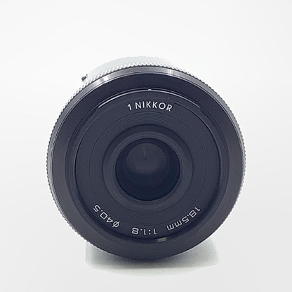 【全額返金保証】【最速発送】Nikon 1 NIKKOR 18.5mm f/1.8 [ブラック] 美品 動作確認済