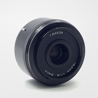 【全額返金保証】【最速発送】Nikon 1 NIKKOR 18.5mm f/1.8 [ブラック] 美品 動作確認済
