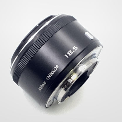 【全額返金保証】【最速発送】Nikon 1 NIKKOR 18.5mm f/1.8 [ブラック] 美品 動作確認済