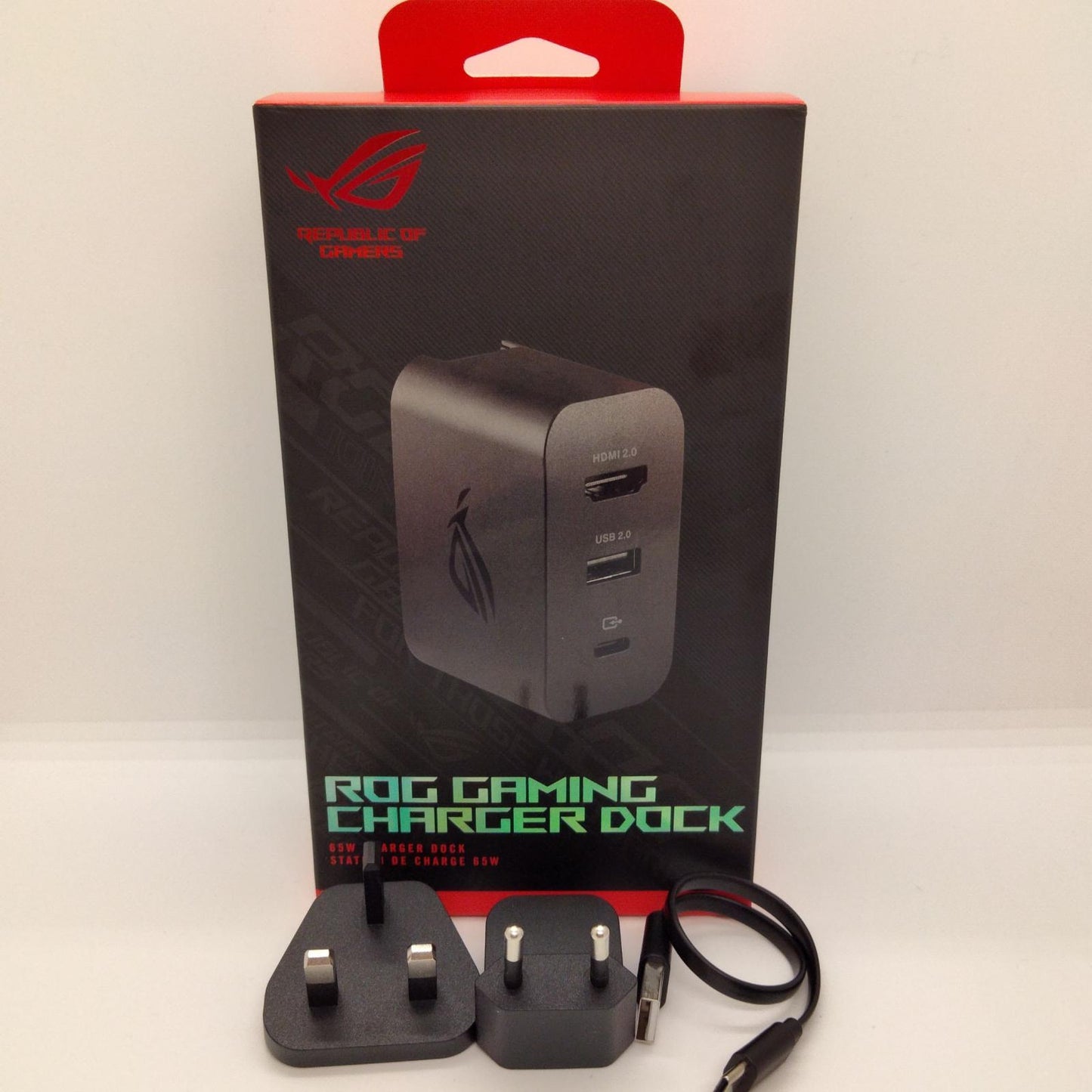 【全額返金保証】【最速発送】ASUS ROG Gaming Charger Dock AC65-03 動作確認済