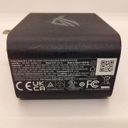 【全額返金保証】【最速発送】ASUS ROG Gaming Charger Dock AC65-03 動作確認済