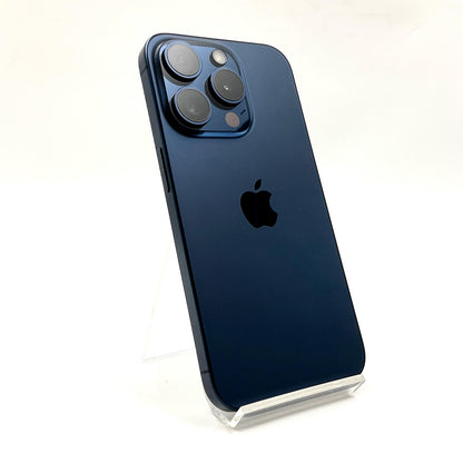 【全額返金保証】【最速発送】Apple iPhone iPhone 15 Pro 256GB ブルーチタニウム SIMフリー 白ロム 動作確認済 83%