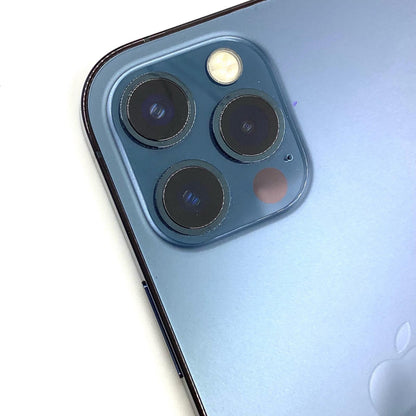 【全額返金保証】【最速発送】Apple iPhone iPhone 12 Pro 256GB パシフィックブルー Softbank 白ロム 動作確認済 70%